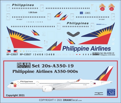1:200 Philippine Airlines Airbus A.350-900