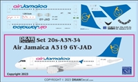 1:200 Air Jamaica Airbus A.319