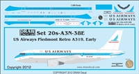 1:200 US Airways 'Piedmont' (early cs) A.319