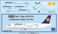 1:200 Lufthansa Italia Airbus A.319