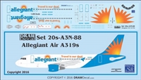 1:200 Allegiant Air Airbus A.319