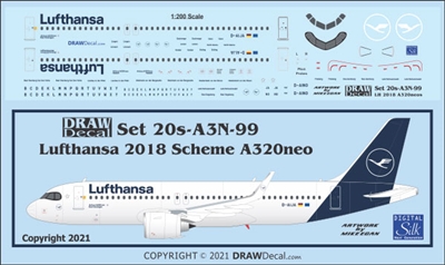 1:200 Lufthansa (2018 cs) Airbus A.320NEO