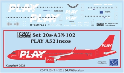 1:200 PLAY Airbus A.321NEO
