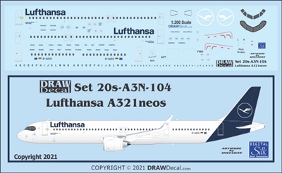 1:200 Lufthansa (2018 cs) Airbus A.321NEO