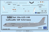 1:200 German Air Force  / Luftwaffe VIP Airbus A.321NEO