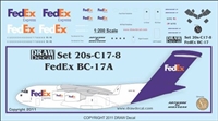 1:200 FedEx McDD C17 Globemaster III (FOF)
