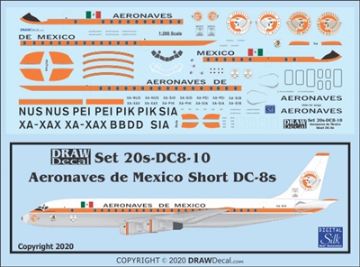 1:200 Aeronaves de Mexico Douglas DC-8-21 / -51