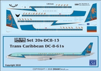 1:200 Trans Caribbean Douglas DC-8-61CF