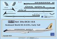 1:200 Seaboard World (early tail) Douglas DC-8-63F