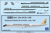 1:200 Seaboard World (later tail) Douglas DC-8-63F