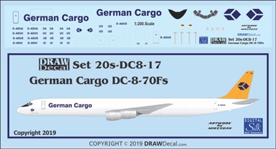1:200 German Cargo Douglas DC-8-73F