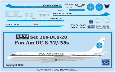 1:200 Pan American Douglas DC-8-32 / -33