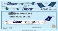 1:200 Dinar Argentina McDD MD-82