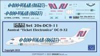 1:200 Austral 'Ticket Electronico' Douglas DC-9-30