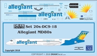 1:200 Allegiant Air McDD MD-80