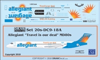 1:200 Allegiant Air McDD MD-80 'Travel is our Deal'