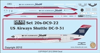 1:200 US Airways Shuttle Douglas DC-9-30