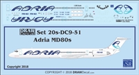 1:200 Adria Airlines McDD MD80