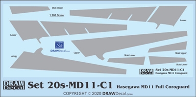 1:200 McDD MD-11 Corogard (Upper and Lower)