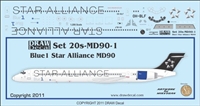 1:200 Blue 1 'Star Alliance' McDD MD90-30