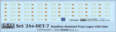 1:24 Hamilton Standard Prop Logos (36) with Data Blocks