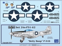 1:24 N.A. P-51D Mustang  "Betty Boop"