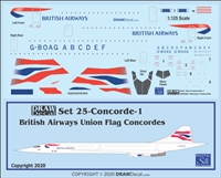 1:125 British Airways 'Union Flag' Concorde