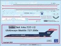 1:144 US Airways Shuttle Boeing 727-200