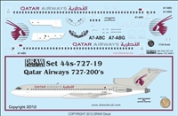 1:144 Qatar Airways Boeing 727-200