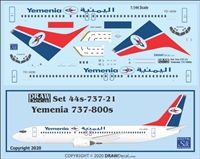 1:144 Yemenia Boeing 737-800