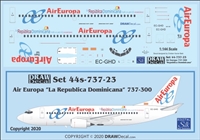 1:144 Air Europa "La Republica Dominicana" Boeing 737-300