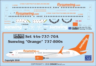 1:144 Sunwings Boeing 737-800