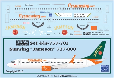 1:144 Sunwings 'Jameson' Boeing 737-800