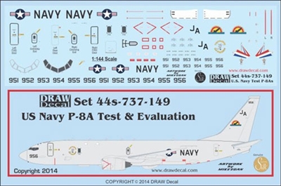 1:144 US Navy Boeing P-8A (737-800(W)) Poseidon