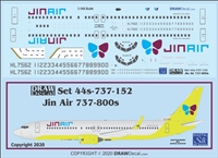 1:144 Jin Air Boeing 737-800