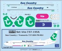 1:144 Sun Country (Transavia hybrid cs) B.737-800