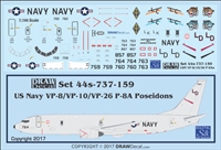 1:144 US Navy Boeing P-8A Poseidon VP-8, VP-10, VP-26