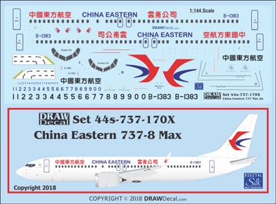 1:144 China Eastern Boeing 737-MAX8
