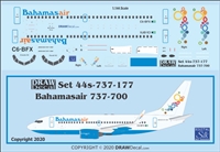 1:144 Bahamasair Boeing 737-700(W)