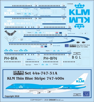 1:144 KLM (2005 cs) Boeing 747-400
