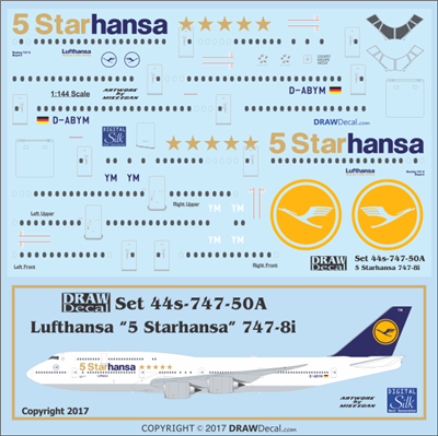 1:144 Lufthansa '5 Starhansa' Boeing 747-8I