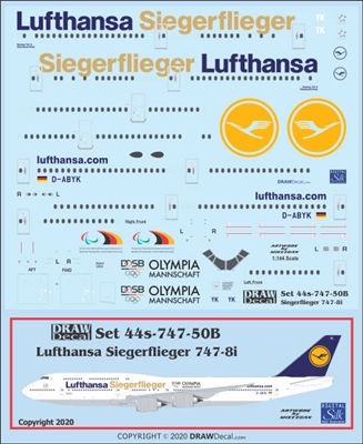 1:144 Lufthansa 'Siegerflieger' Boeing 747-8I