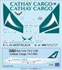 1:144 Cathay Cargo (2023 cs) Boeing 747-8F