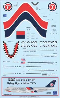 1:144 Flying Tiger Line Boeing 747-200F