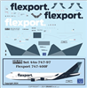 1:144 Atlas Air Flexport Boeing 747-400F