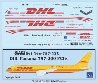 1:144 DHL (Panama) Boeing 757-200PF