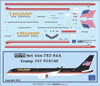 1:144 Trump Boeing 757-200 (U.S. flag)