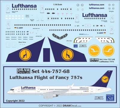 1:144 Lufthansa 'Flight of Fancy' Boeing 757-200