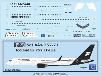 1:144 Icelandair (hybrid cs) Boeing 757-200