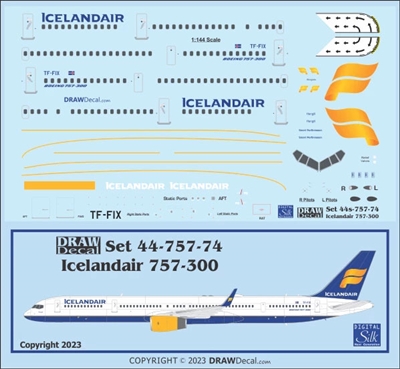 1:144 Icelandair Boeing 757-300